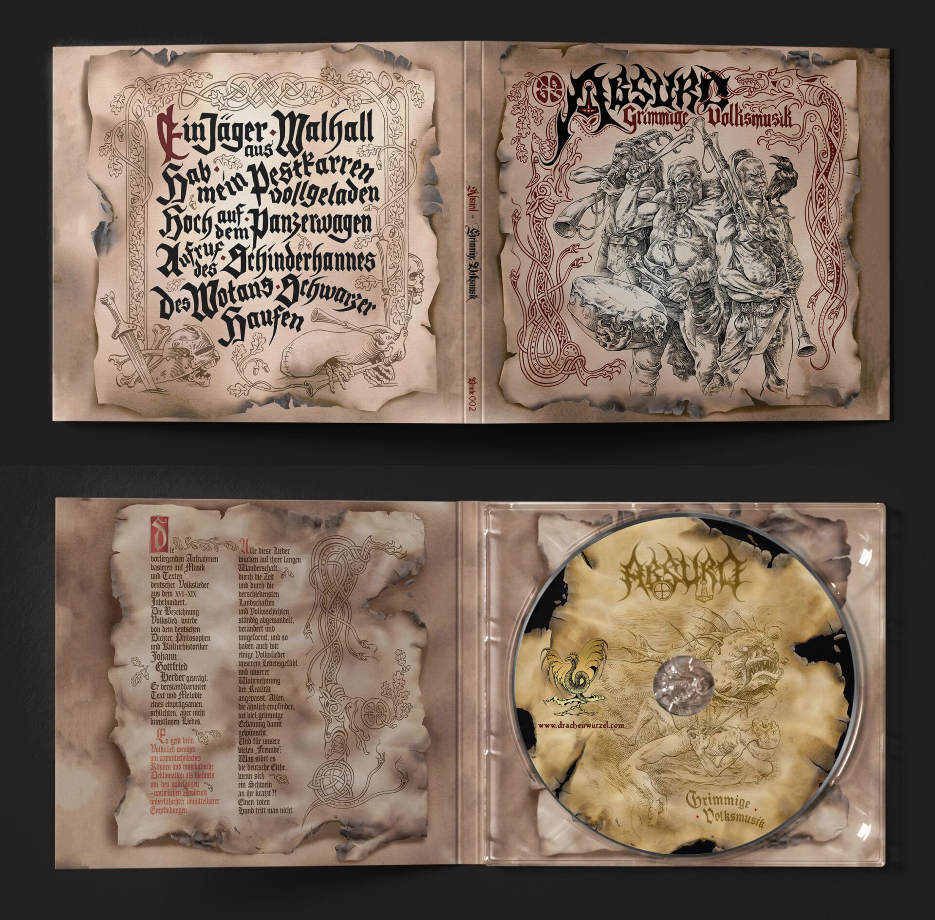 "Grimmige Volksmusik" released as stand-alone MCD.